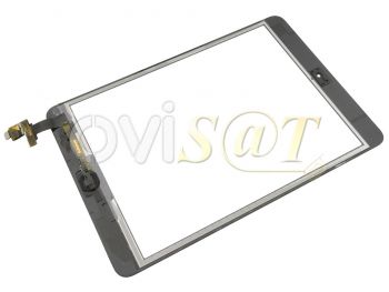 pantalla táctil negra calidad standard con botón negro y placa de conexión completa iPad mini, a1432, a1454, a1455 (2012), iPad mini 2 , a1489, a1490, a1491 (2013-2014)